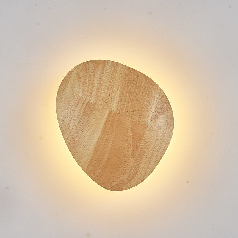 Modern Wooden Log Wall Lamp for Soft Ambient Lighting