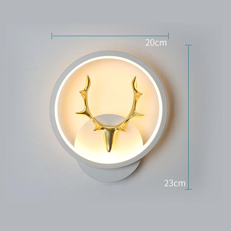 Nordic Deer Antler Wall Light for Soft, Cozy Home Decor