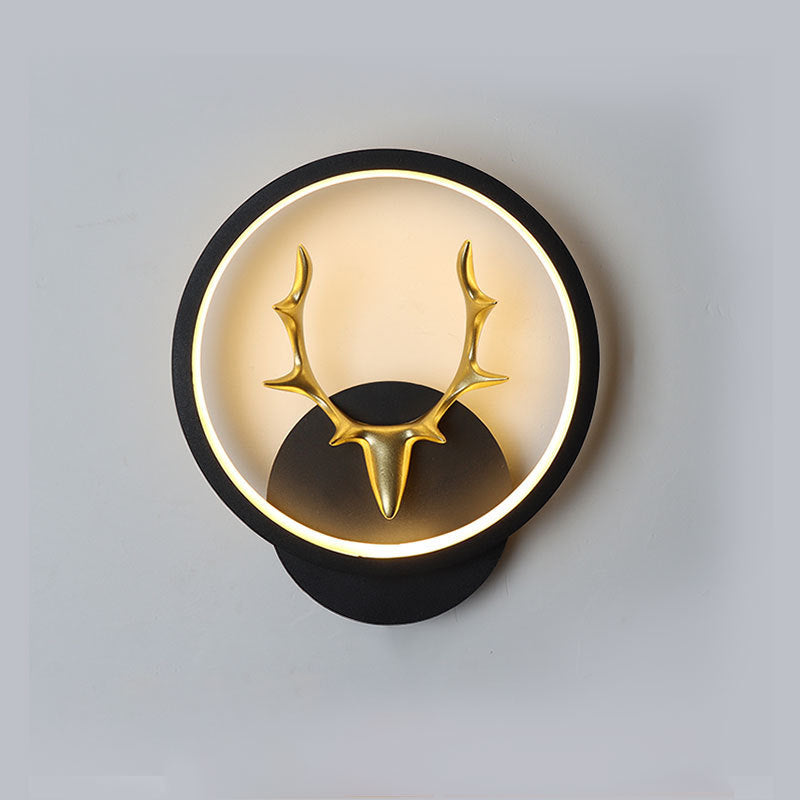 Nordic Deer Antler Wall Light for Soft, Cozy Home Decor