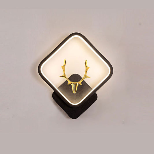 Nordic Deer Antler Wall Light for Soft, Cozy Home Decor