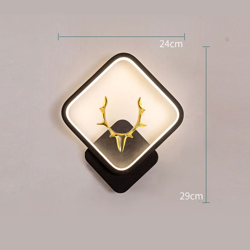 Nordic Deer Antler Wall Light for Soft, Cozy Home Decor