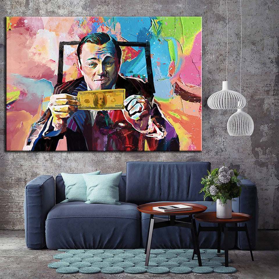 Abstract Canvas Print for Simple, Stylish Living Room Wall Decor