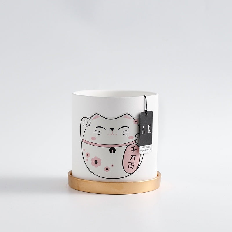 Cute Green Succulent Plant Pots for Fresh, Happy Home Decor