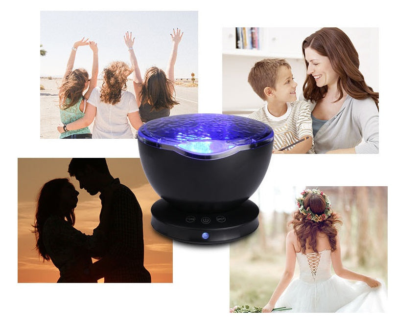 Aurora Wave Projector for Relaxing Nights, Calm Moods, and Sleep