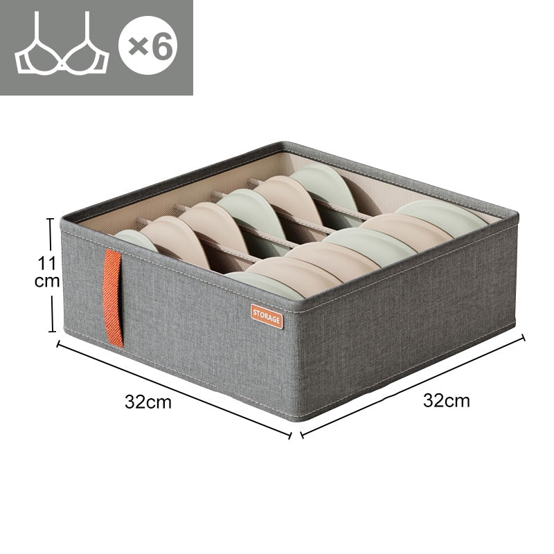 Space-Saving Drawer Box for Sorting Underwear, Bras, and Socks