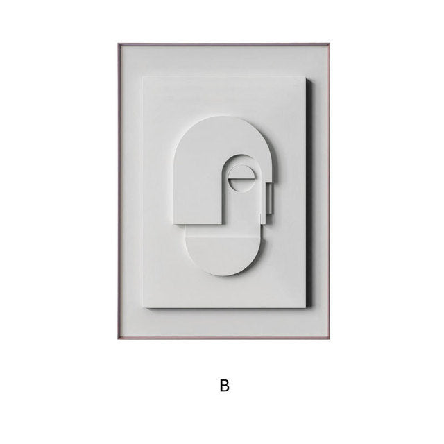 Modern Geometric Abstract Canvas Art for Stylish, Minimal Home Walls