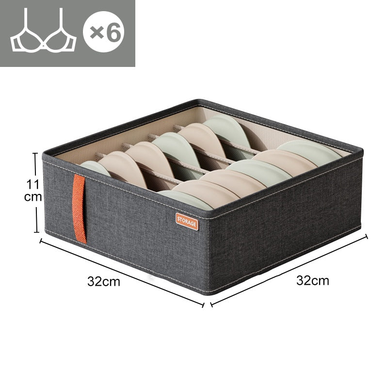 Space-Saving Drawer Box for Sorting Underwear, Bras, and Socks