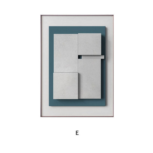 Modern Geometric Abstract Canvas Art for Stylish, Minimal Home Walls