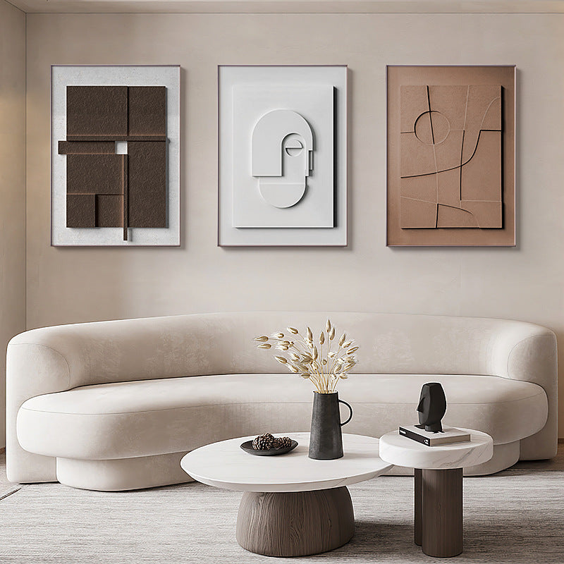 Modern Geometric Abstract Canvas Art for Stylish, Minimal Home Walls
